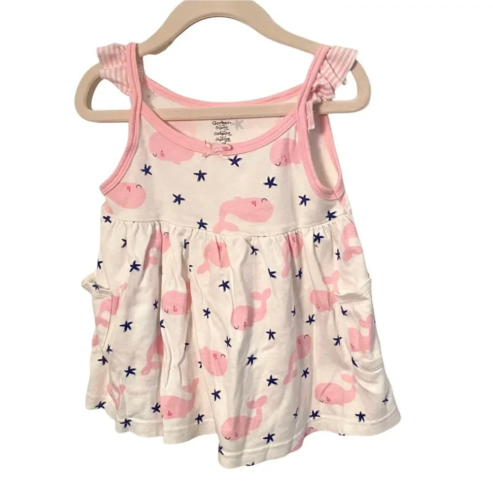 Little girls Spring dresses Onesie 3pc lot bundle 18m